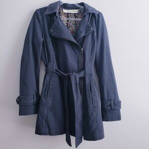 Daughters Of The Liberation Zipper Wrap Trench Coat Jacket